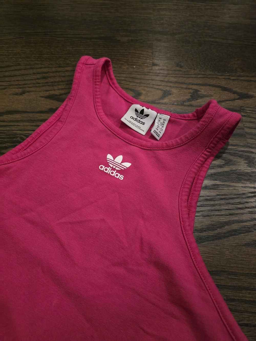 Adidas Pink Bodycon Tank Dress, Medium - Picture 2 of 5